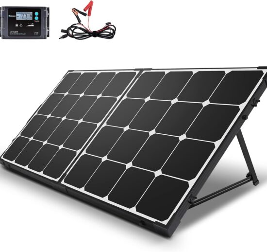 MARBERO 88Wh Portable Power Station 24000mAh Camping Solar Generator with 21W Solar Panel for CPAP Home Camping Emergency Backup
